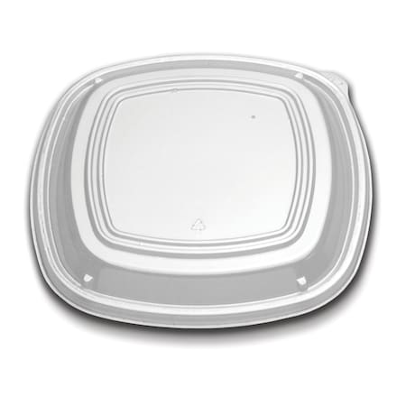 Forum Forum 10.25 Clear Low Dome Vented Square Dome Lid, PK160 CL213-100-1